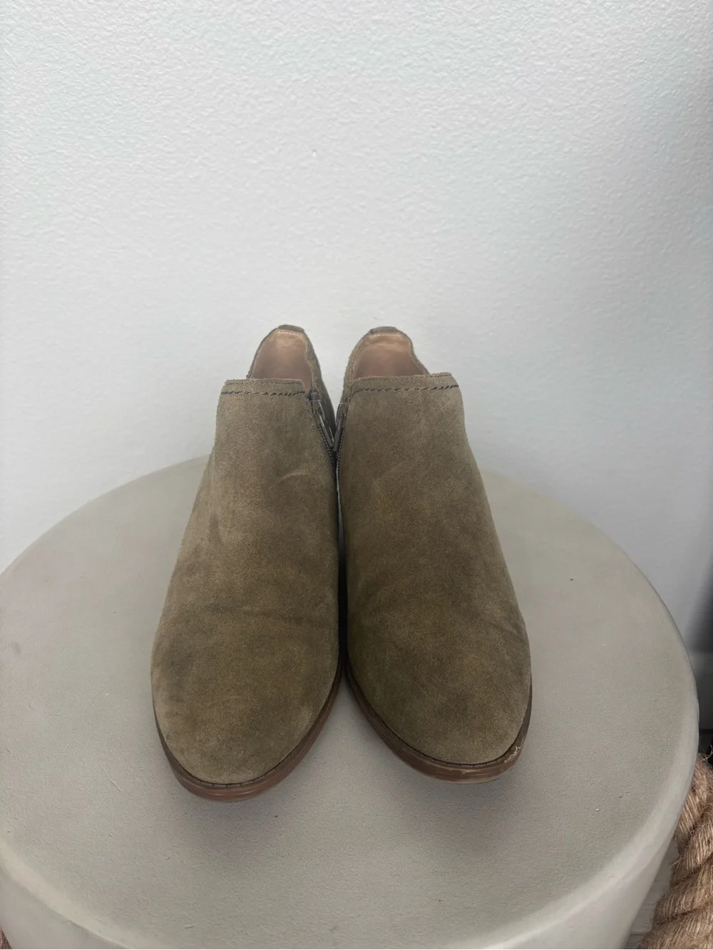 Naturalizer | Green Suede Bootie | Sz 8.5 | Good Condition